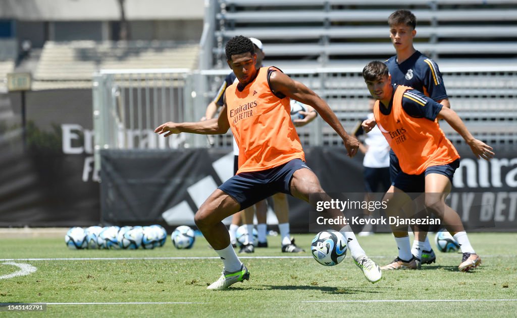 Jude Bellingham of Real Madrid during training at UCLA Campus on July... News Photo - Getty Images