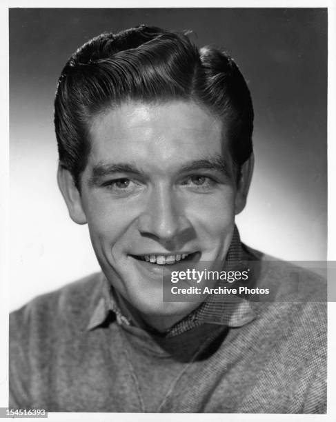 Stephen Boyd in a publicity portrait for the film 'The Man Who Never Was', 1956.