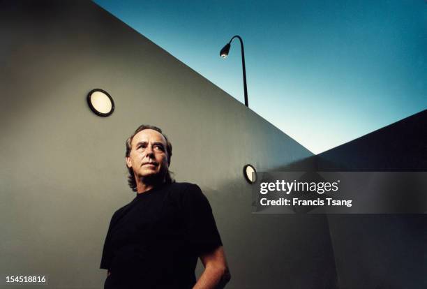 Singer Joan Manuel Serrat at Madrid 1 september 2000.