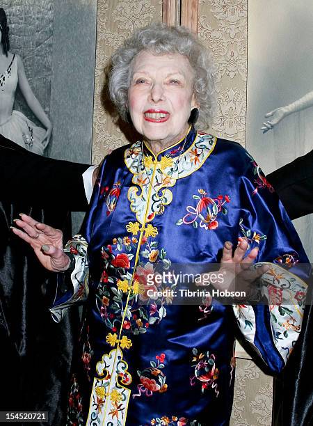 Carla Laemmle attends her 103rd birthday at the Silent Movie Theater on October 20, 2012 in Los Angeles, California.