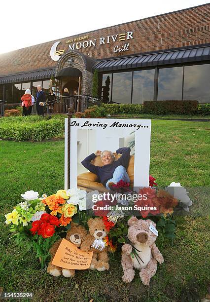 General view of atmosphere is seen at a memorial service for entertainer Andy Williams on October 21, 2012 in Branson, Missouri. Williams died on...
