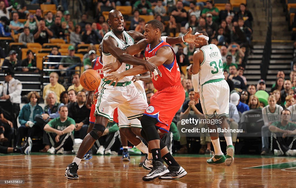 Philadelphia 76ers v Boston Celtics