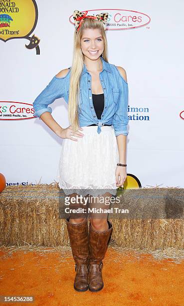 Alexandria Deberry arrives at Camp Ronald McDonald for Good Times "20th Annual Halloween Carnival" held at Universal Studios Backlot on October 21,...