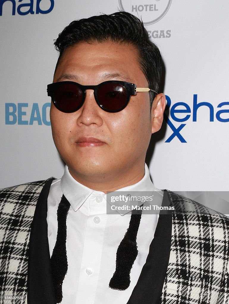 Psy Performs At Rehab's Final Party Of The Year