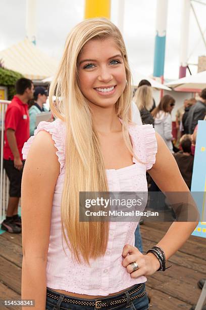 Actress Alexandria DeBerry attends Mattel Party On The Pier Benefiting Mattel Children's Hospital UCLA - Inside at Pacific Park – Santa Monica Pier...