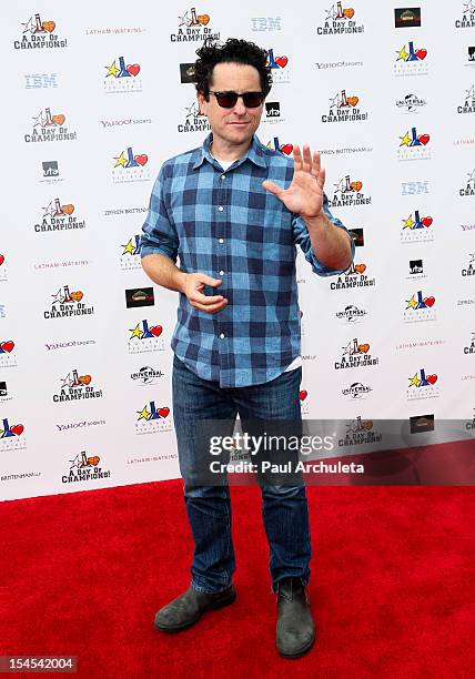 Director JJ Abrams attends "A Day Of Champions" benefiting the Bogart Pediatric Cancer Research Program at the Sports Museum of Los Angeles on...