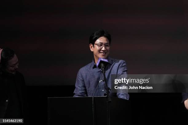 Lee Sun-kyun attends the 2023 New York Asian Film Festival Opening Night at Walter Reade Theater on July 14, 2023 in New York City.