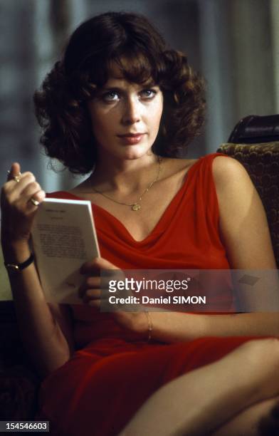 Actress Sylvia Kristel, circa 1975 in France.