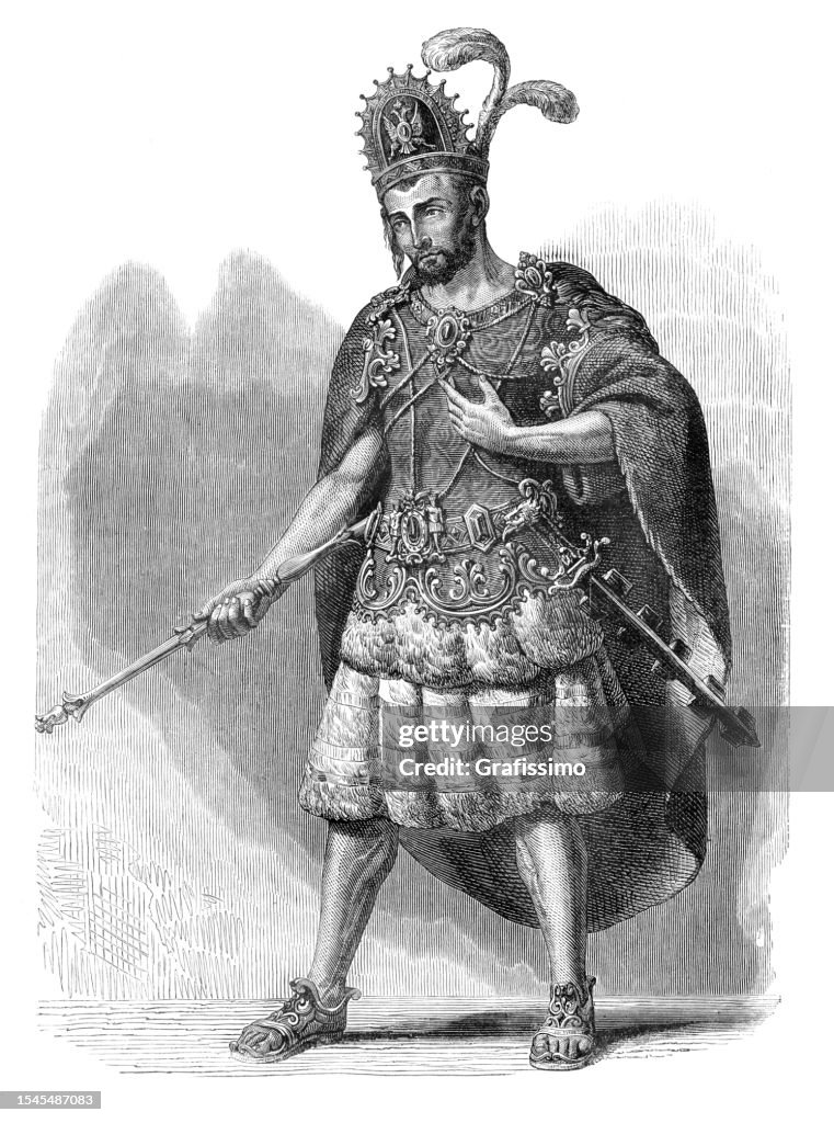Aztec Rulars Moctezuma Or Montezuma Ii Ruler Of Tenochtitlan Aztec Emperor ...