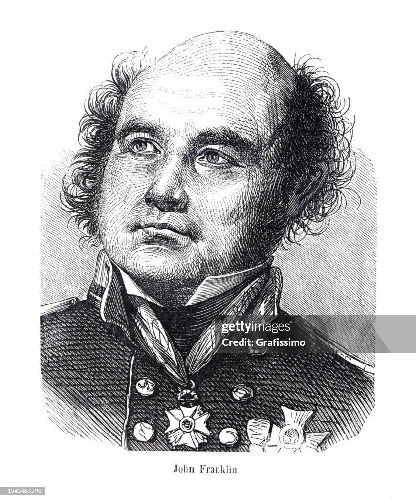 Sir John Franklin portrait 1870