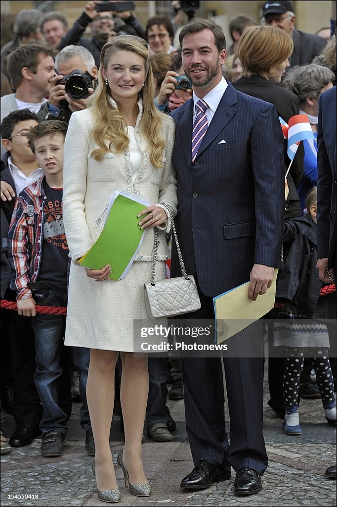 The Wedding Of Prince Guillaume Of Luxembourg & Stephanie de Lannoy