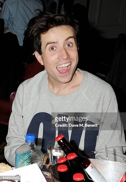 Nick Grimshaw arrives at The Q Awards 2012 at the Grosvenor House Hotel on October 22, 2012 in London, England.