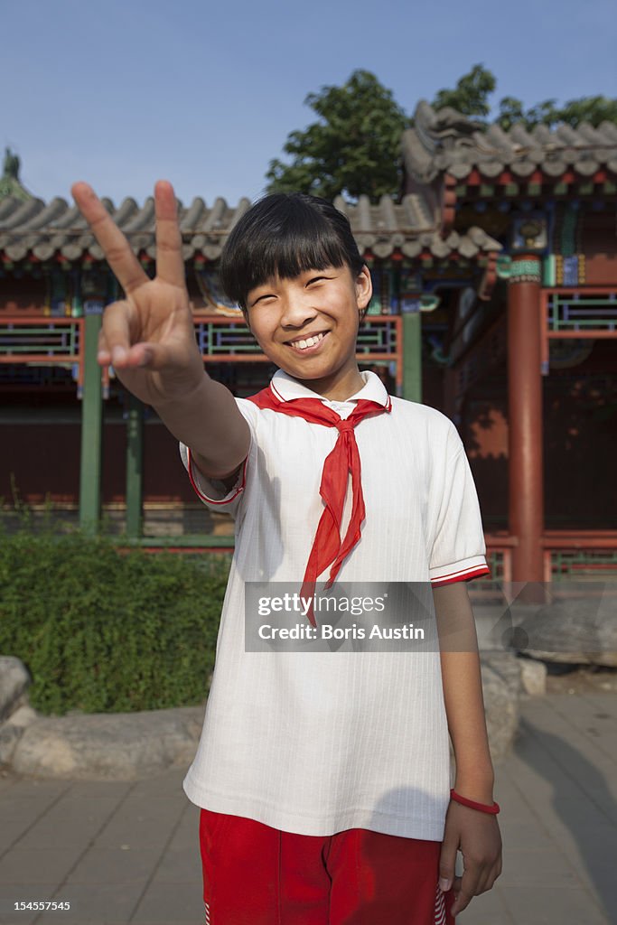 Chinese School Child