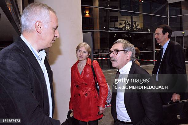 Le Chirurgien Jacques Meurette , Vice-président du syndicat des médecins libéraux arrive, le 22 octobre 2012 au siège de la Caisse Primaire...