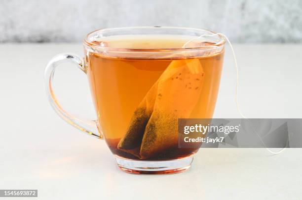 black tea - tisana foto e immagini stock