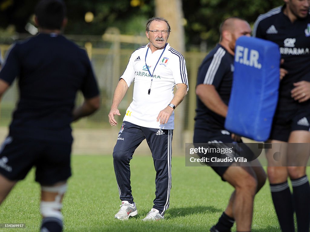 Italy Rugby Training Session