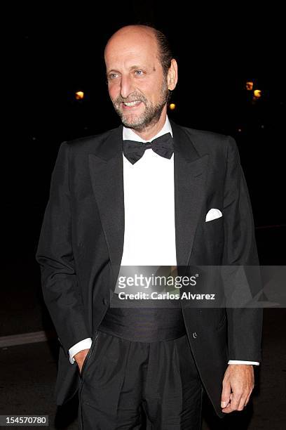 Jose Miguel Fernandez Sastron attends the "Cartier Exhibition" Gala presentation at the Museum Thyssen Bornemisza on October 22, 2012 in Madrid,...