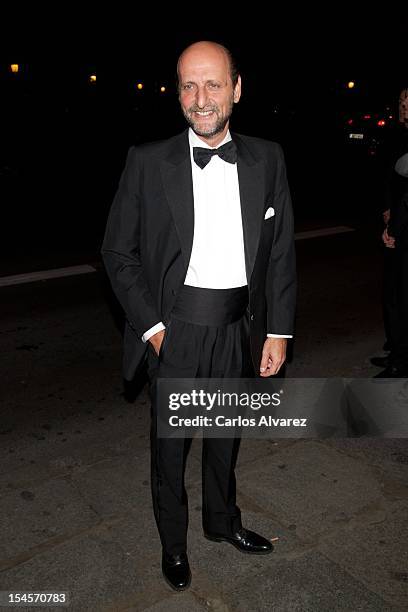 Jose Miguel Fernandez Sastron attends the "Cartier Exhibition" Gala presentation at the Museum Thyssen Bornemisza on October 22, 2012 in Madrid,...