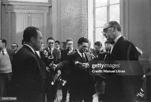 On 17 October 1957, the writer Albert Camus receives the Nobel Prize for literature that reward a writer who rendered great service to humanity...