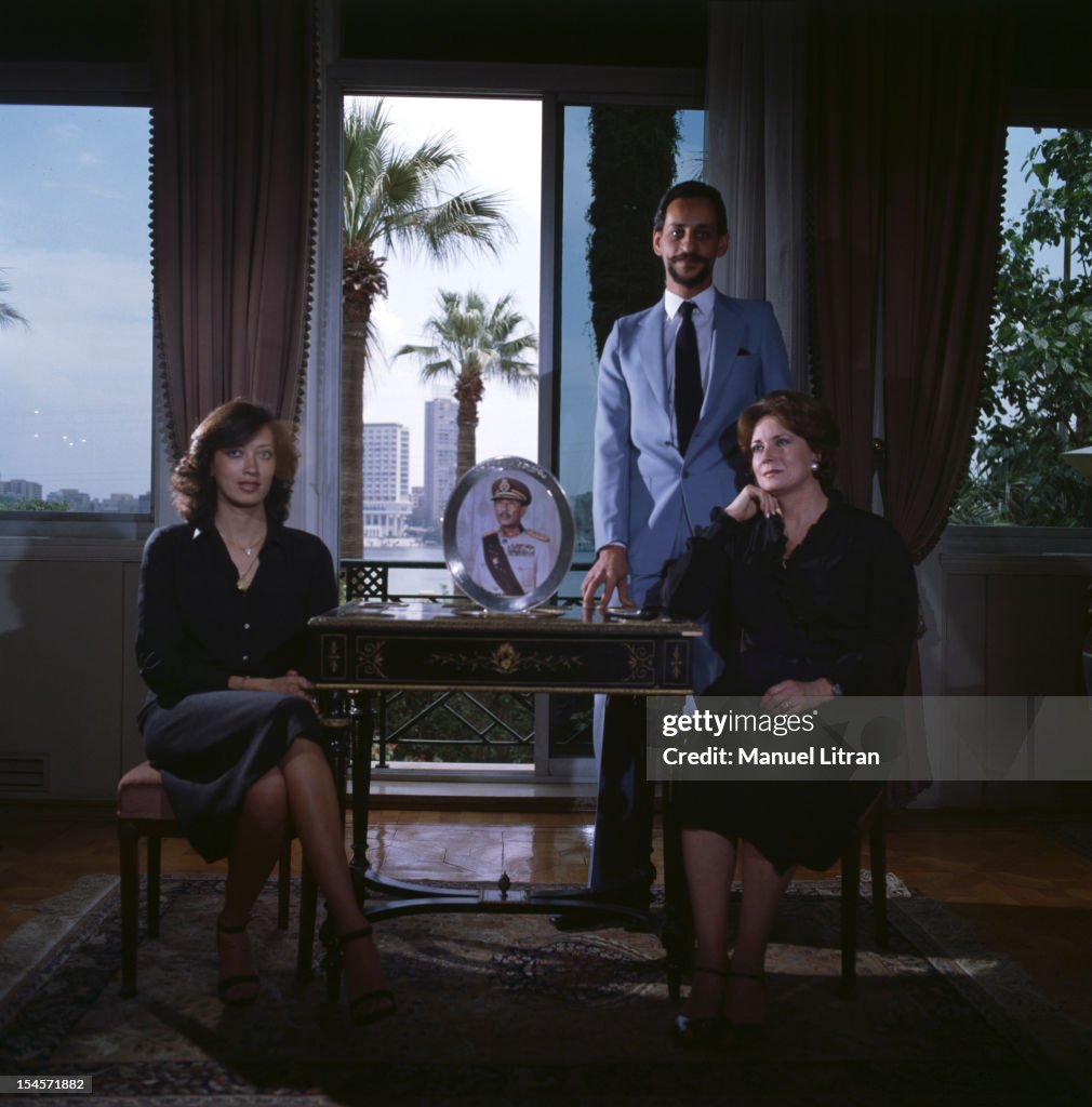 Rendezvous With Jihane El Sadat With Family