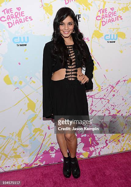 Actress Vanessa Hudgens attends "The Carrie Diaries" Premiere during the 2012 New York Television Film Festival at SVA Theater on October 22, 2012 in...