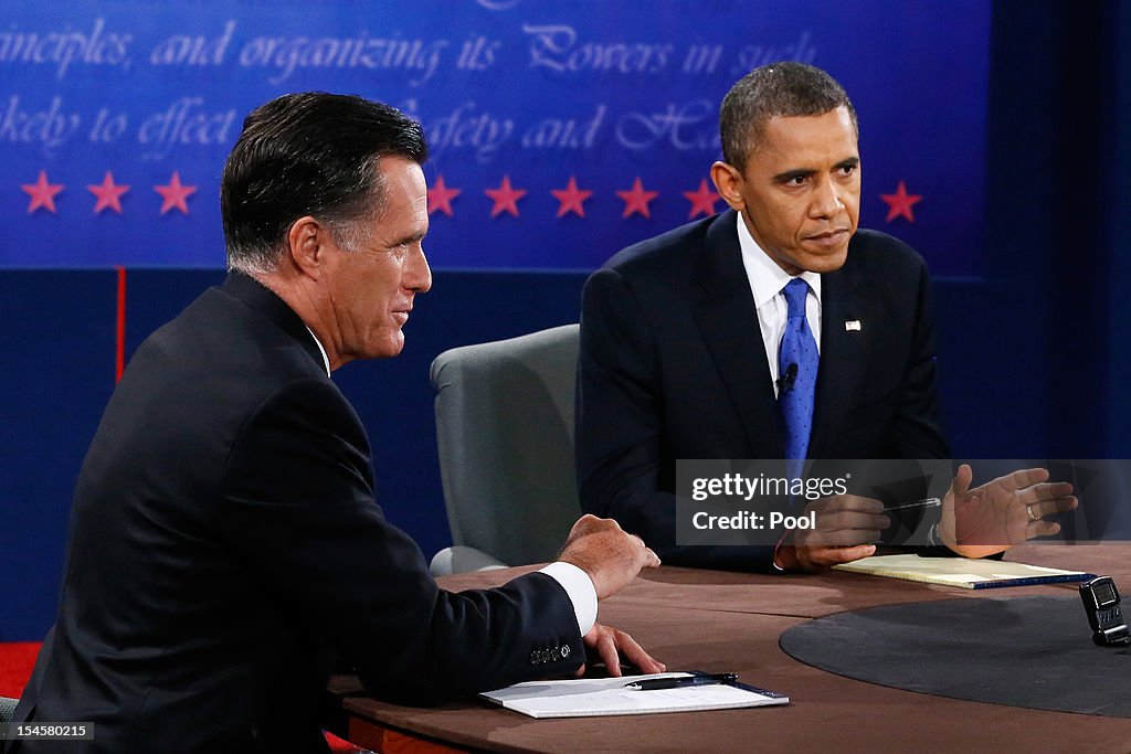 Obama And Romney Spar In Final Debate Before Presidential Election