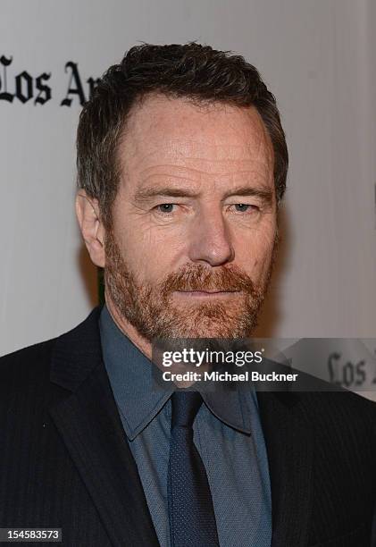 Honoree Bryan Cranston arrives at the 16th Annual Hollywood Film Awards Gala presented by The Los Angeles Times held at The Beverly Hilton Hotel on...