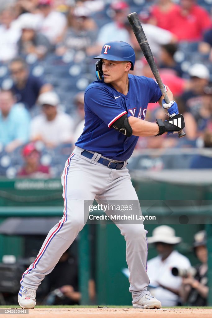 Corey Ranger Corey Seager of the Texas Rangers prepares for a pitch during a... News ...