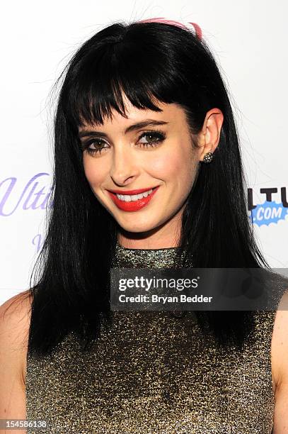 Actress Krysten Ritter attends the premiere party for "Don't Trust The B---- In Apt 23" hosted by New York Magazine and Vulture at Toro Lounge at...