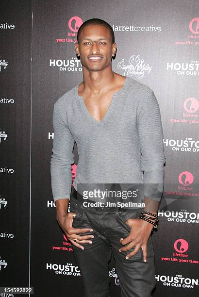 Rome attends "The Houstons: On Our Own" Series Premiere Party at Tribeca Grand Hotel on October 22, 2012 in New York City.