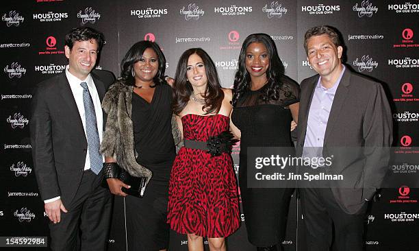 Patricia Houston and the production team of "The Houstons: On Our Own" Series Premiere Party at Tribeca Grand Hotel on October 22, 2012 in New York...