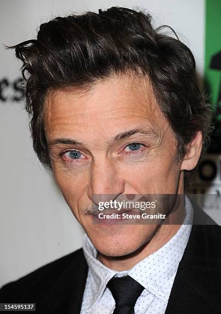 John Hawkes poses at the 16th Annual Hollywood Film Awards Gala Presented By The Los Angeles Times at The Beverly Hilton Hotel on October 22, 2012 in...