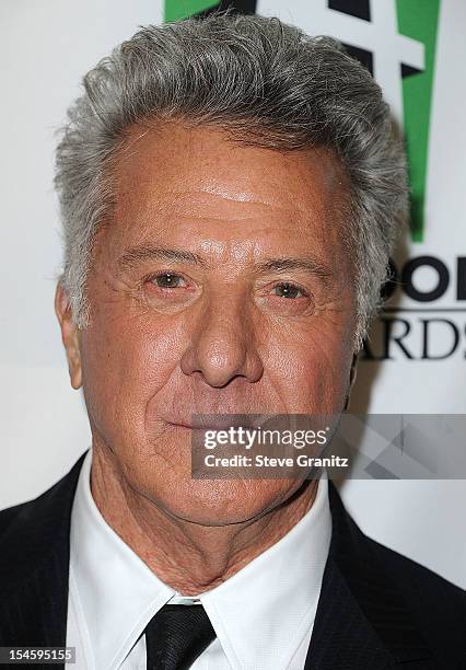 Dustin Hoffman poses at the 16th Annual Hollywood Film Awards Gala Presented By The Los Angeles Times at The Beverly Hilton Hotel on October 22, 2012...
