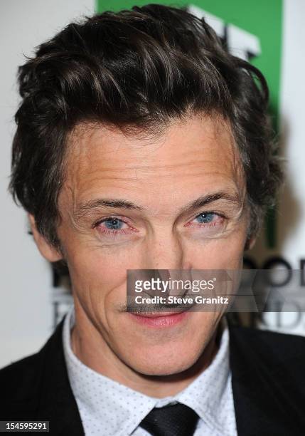 John Hawkes poses at the 16th Annual Hollywood Film Awards Gala Presented By The Los Angeles Times at The Beverly Hilton Hotel on October 22, 2012 in...