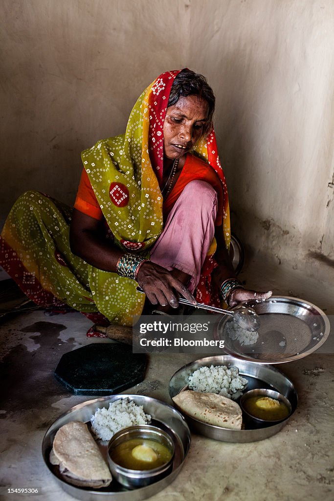 Images Of Rural Economy As Hunger In India Remains Present