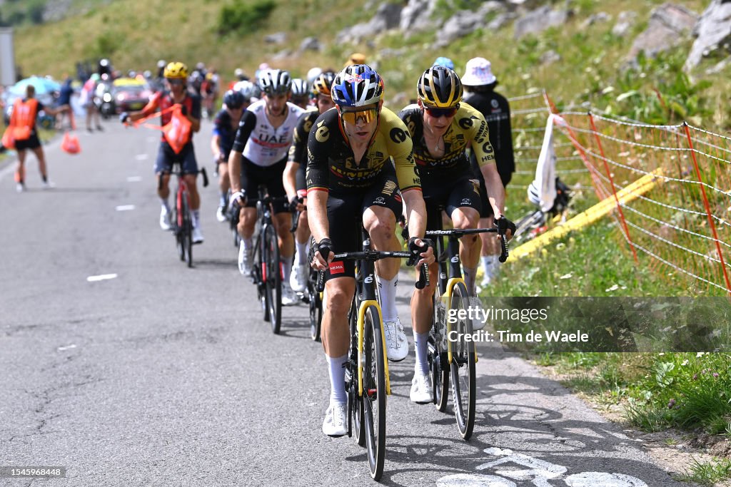 Wout Van Aert of Belgium and Wilco Kelderman of The Netherlands and... News  Photo - Getty Images