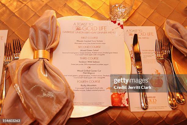 General view at Gabrielle Union's 40th Birthday Party With Courvoisier Gold at the Dream Downtown on October 22, 2012 in New York City.