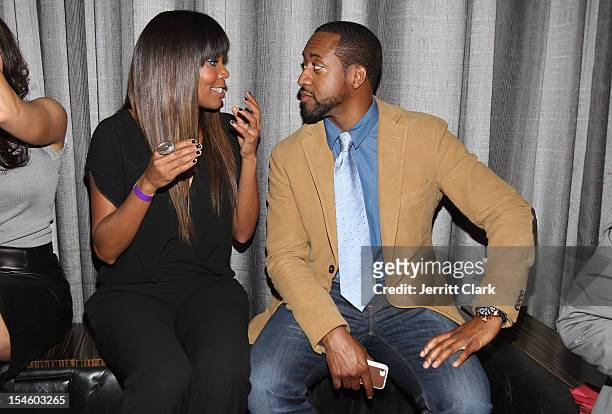 Gabrielle Union and Jaleel White celebrate her 40th Birthday Party With Courvoisier Gold at the Dream Downtown on October 22, 2012 in New York City.