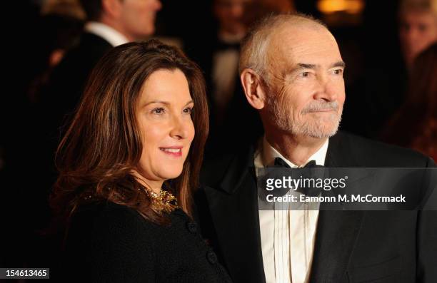 Producers Barbara Broccoli and Michael G. Wilson attend the Royal World Premiere of 'Skyfall' at the Royal Albert Hall on October 23, 2012 in London,...