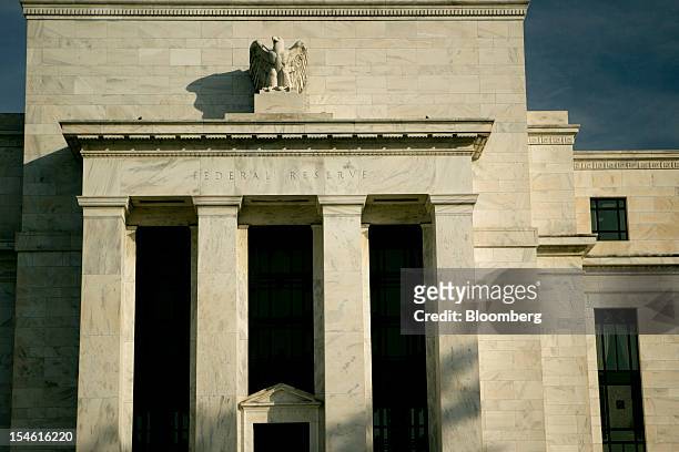The Marriner S. Eccles Federal Reserve building stands in Washington, D.C., U.S., on Tuesday, Oct. 23, 2012. Federal Reserve Chairman Ben S....