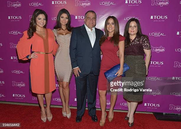 Pamela Silva Conde, Chiquinquira Delgado, Armando Correa, Jackie Guerrido, and Jessica Rodriguez attend People En Espanol 25 Most Powerful Women...