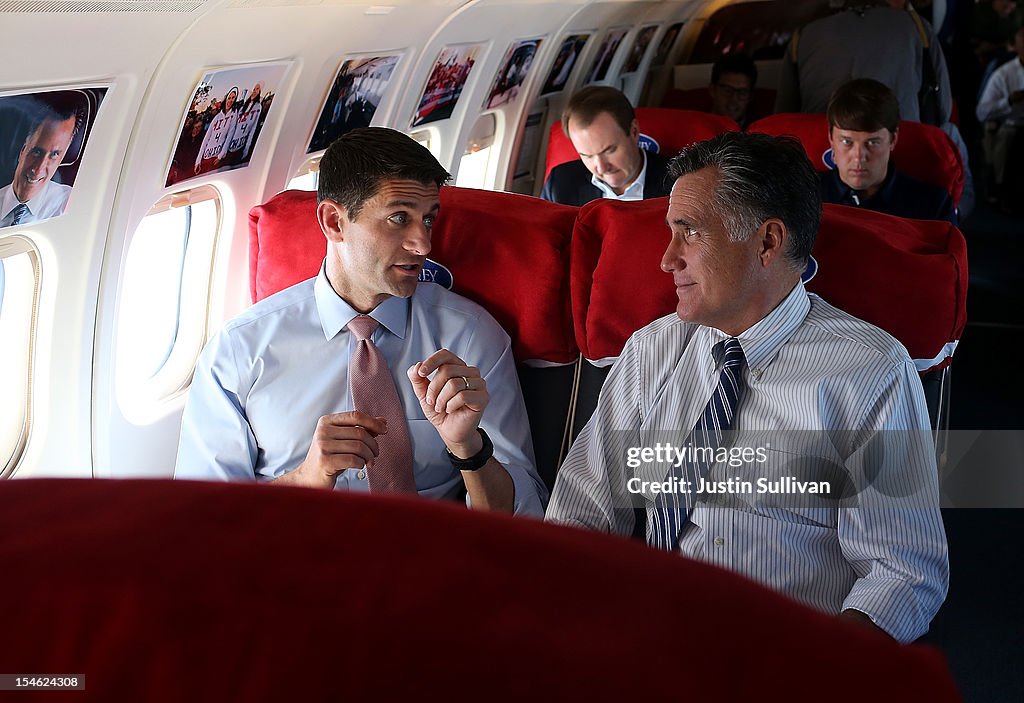 GOP Presidential Candidate Mitt Romney Campaigns Day After Final Debate