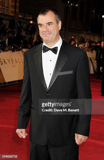 Chris Corbould attends the Royal World Premiere of 'Skyfall' at the Royal Albert Hall on October 23, 2012 in London, England.