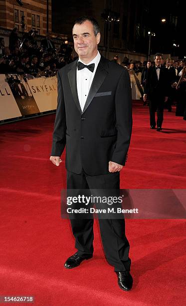 Chris Corbould attends the Royal World Premiere of 'Skyfall' at the Royal Albert Hall on October 23, 2012 in London, England.