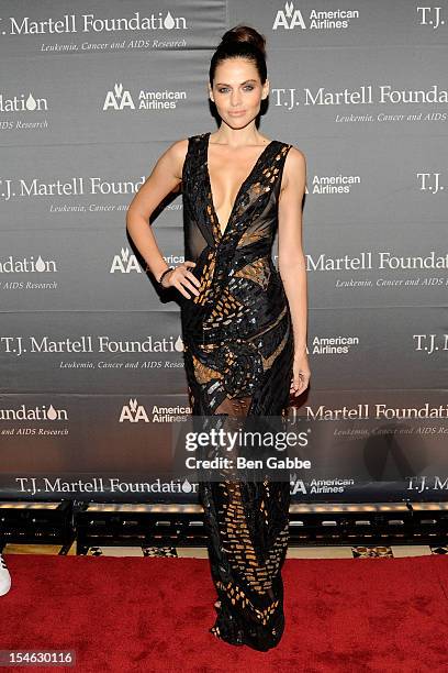 Model Hana Nitsche attends The T.J. Martell Foundation 37th Annual Honors Gala at Cipriani 42nd Street on October 23, 2012 in New York City.
