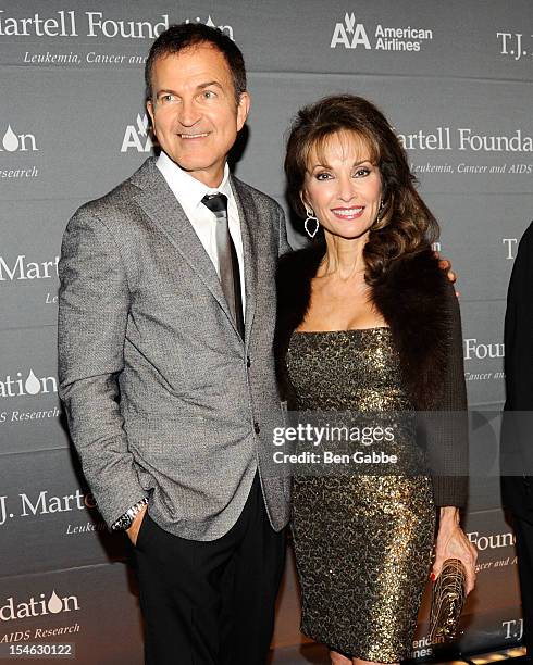 Edward Walson and Susan Lucci attend The T.J. Martell Foundation 37th Annual Honors Gala at Cipriani 42nd Street on October 23, 2012 in New York City.