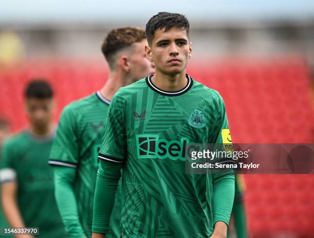 Ben Parkinson of Newcastle United during the Pre Season Friendly between Gateshead FC and Newcastle United at Gateshead International Stadium on July...
