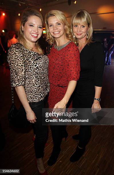 Anette Frier , Sabine Friedirchs and Caroline Frier attend the '16. Annual German Comedy Award' on October 23, 2012 in Cologne, Germany.