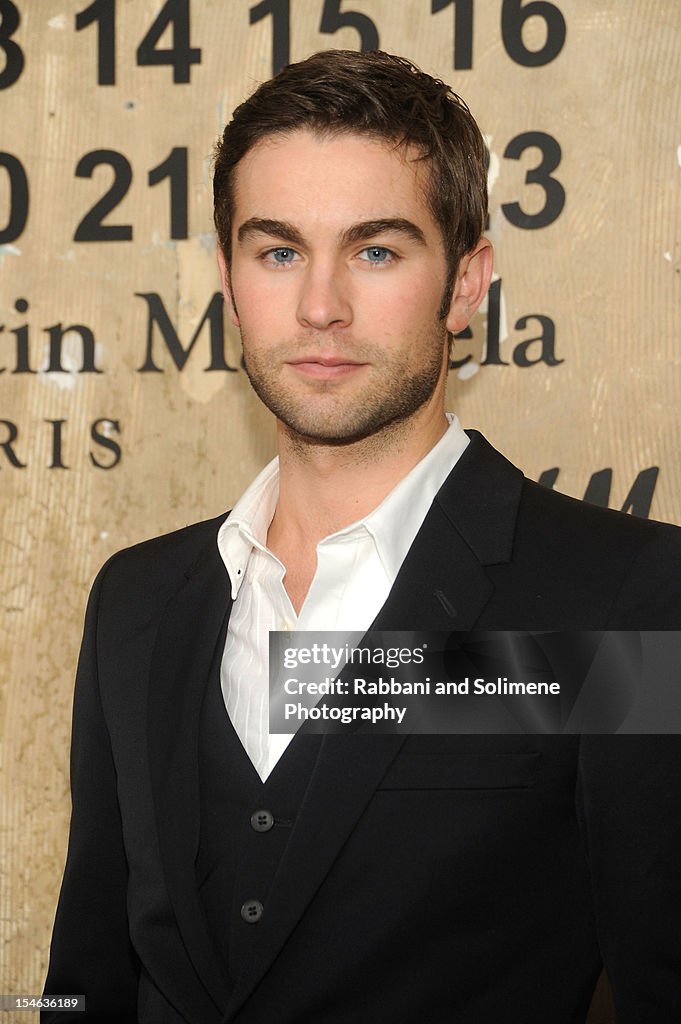 Chace Crawford attends the Maison Martin Margiela with H&M global ...