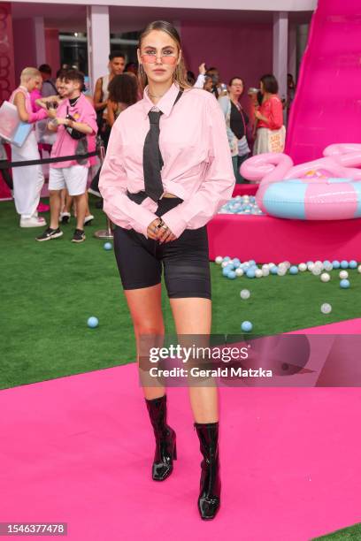 Elena Carriere attends the premiere for the movie "Barbie" at Stage Theater on July 15, 2023 in Berlin, Germany. Due to the recent SAG-AFTRA and WGA...